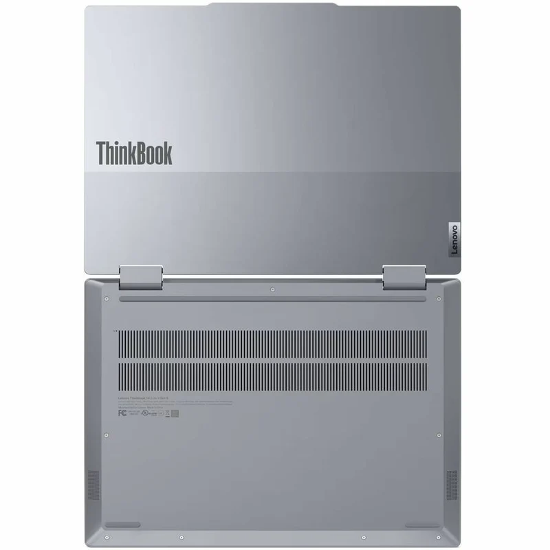 Lenovo ThinkBook 14 G5 IAU 21SQ0002US Ordinateur portable convertible 14 en 2 à écran tactile 1 pouces - WUXGA - Intel Core Ultra 7 255U - 16 Go - SSD 512 Go - Clavier anglais (États-Unis) - Gris Luna 21SQ0002US