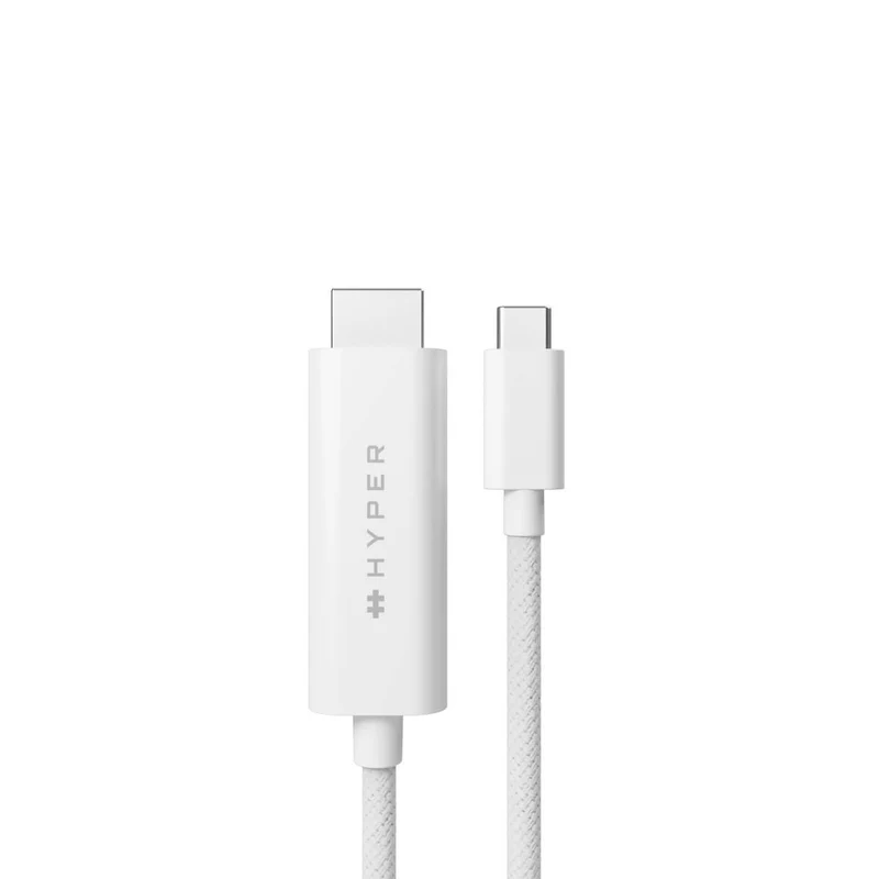 HyperDrive USB-C to HDMI 4K60Hz Cable - White