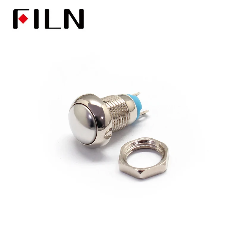 10MM Mini 3V Red Momentary Normally Open Push Button Switch