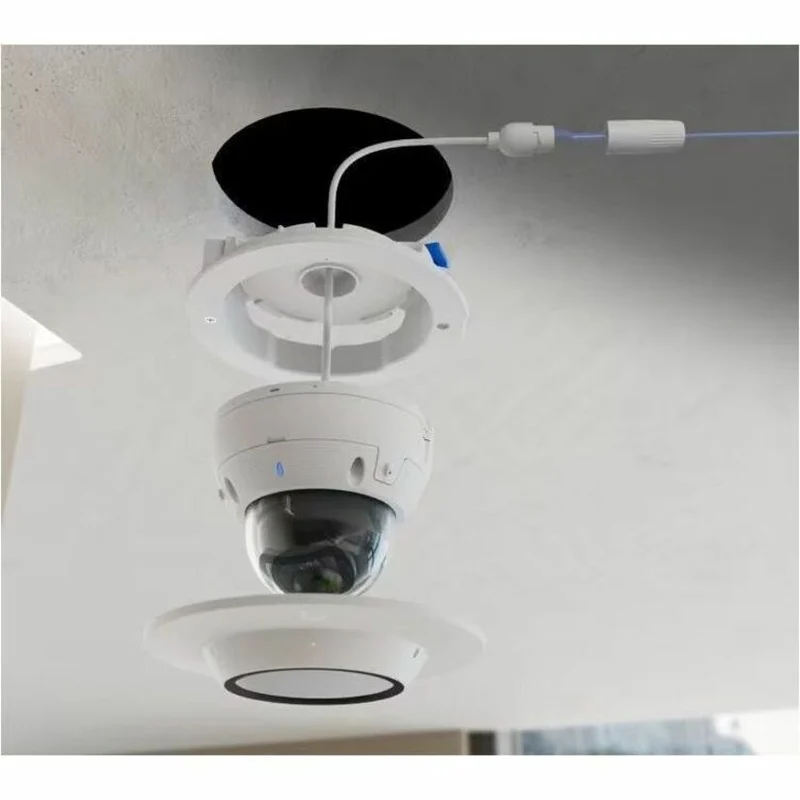 Support de plafond Ubiquiti pour caméra de sécurité dôme - Blanc UACC-DOME-FM-W
