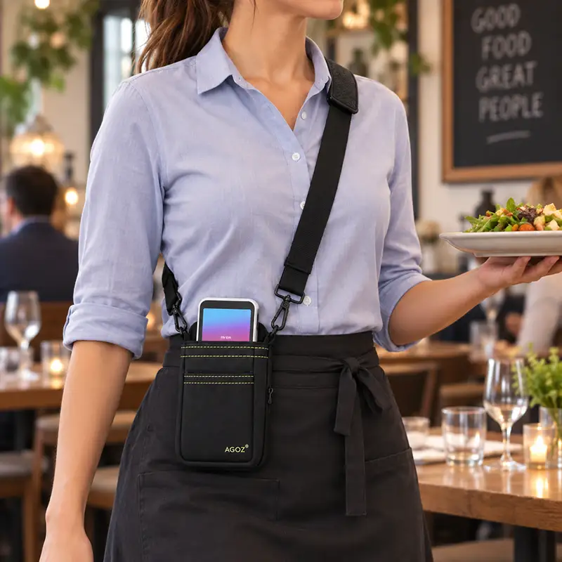 Stripe Reader Crossbody Holster for Roaming Service Teams | Agoz