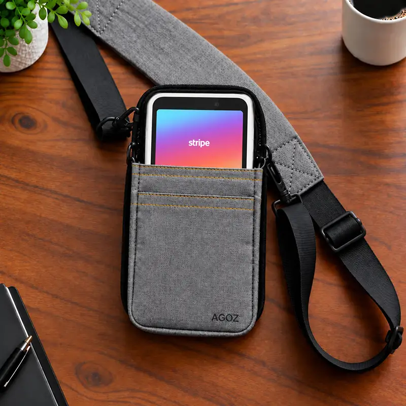 Stripe Reader Crossbody Holster for Roaming Service Teams | Agoz
