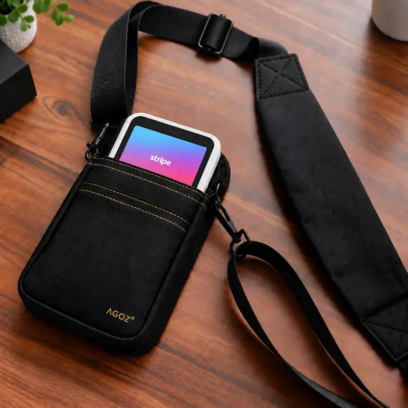 Stripe Reader Crossbody Holster for Roaming Service Teams | Agoz