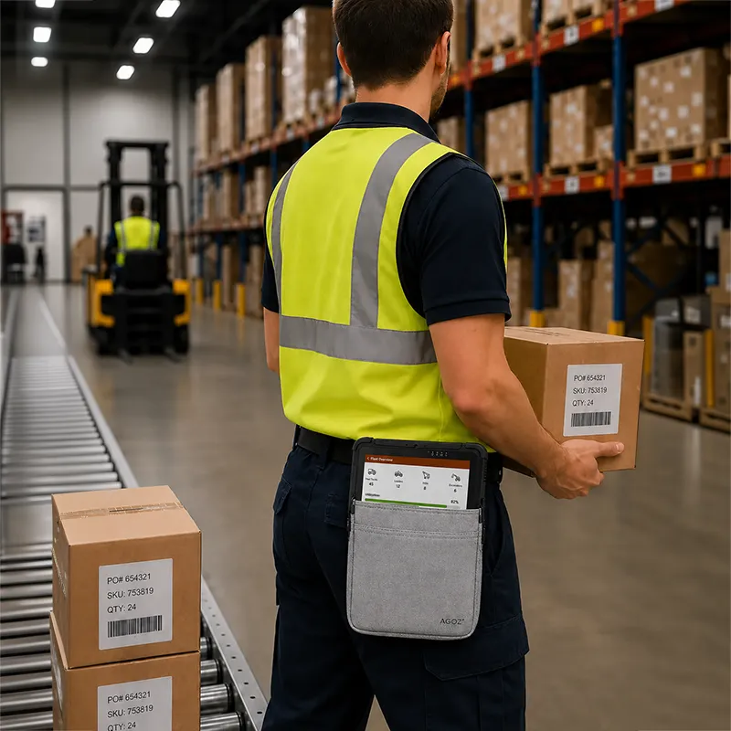 JLT Tablet Waist Belt Case for Warehouse & Field Teams | Agoz