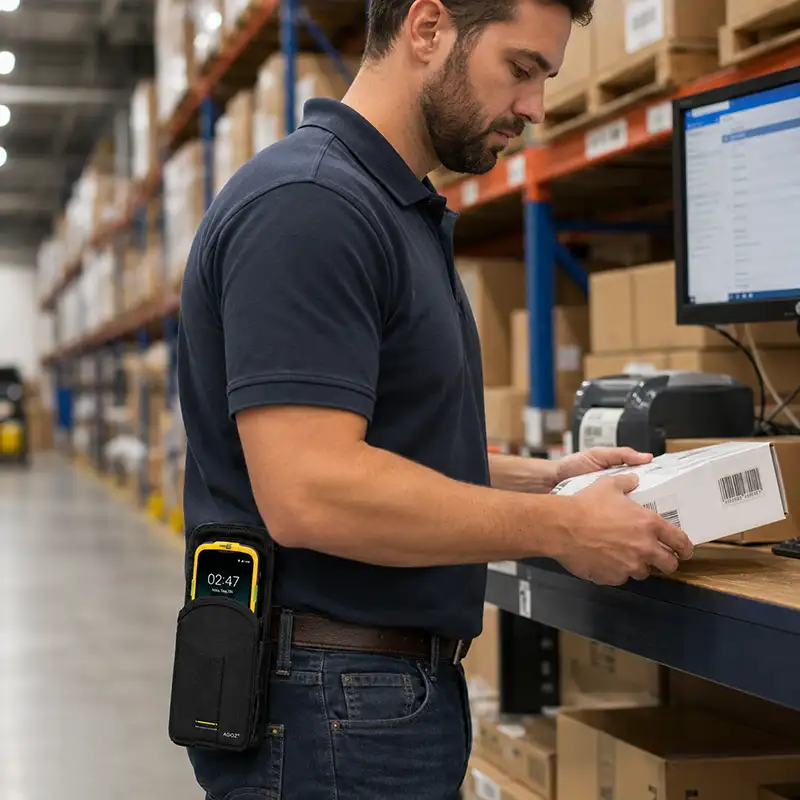 CipherLab No-Grip Mobile Computer Holster for Order Fulfillment | Agoz