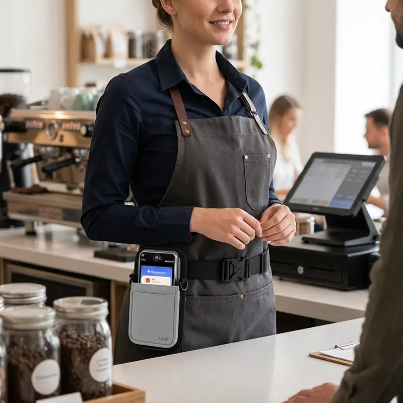 Newland POS Terminal Waist Belt Holster for Mobile Checkout | Agoz