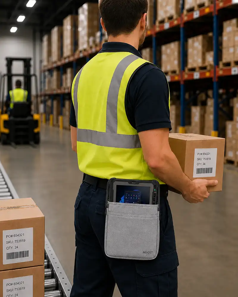 Getac Tablet Waist Belt Case for Hands-Free Worksite Carry | Agoz