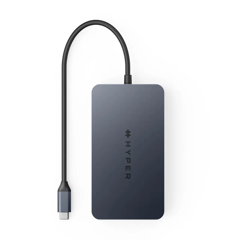 HyperDrive Dual 4K HDMI 10-in-1 USB-C Hub For M1/M2/M3 MacBooks - Midnight Blue