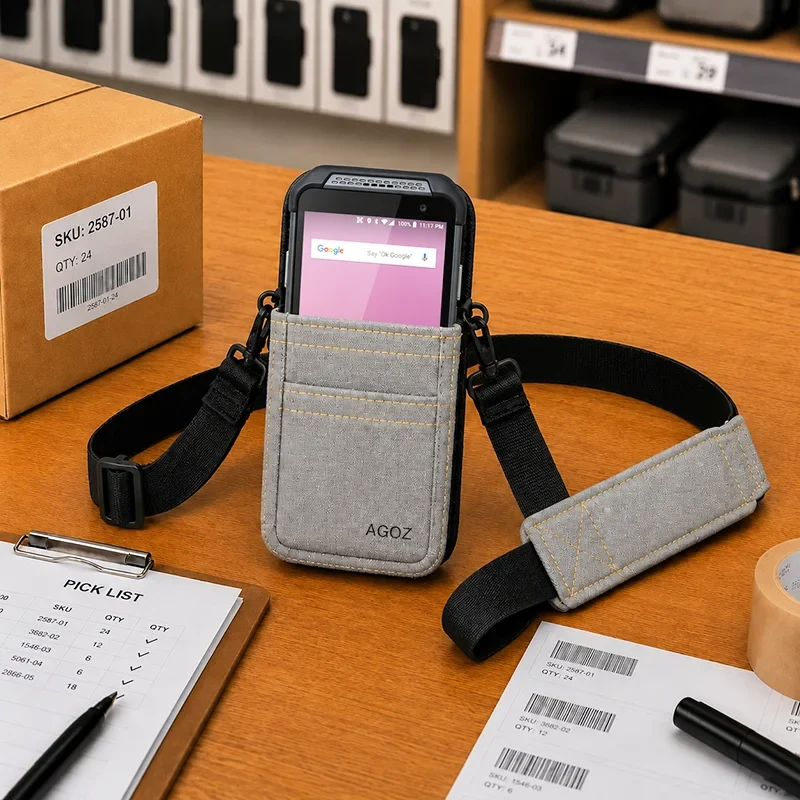 Point Mobile Crossbody Holster for Healthcare and Route Mobility | Agoz