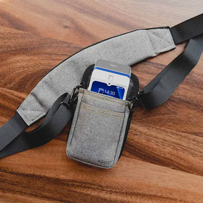 Heavy-Duty myPOS Mobile Terminal Holster with Shoulder Sling