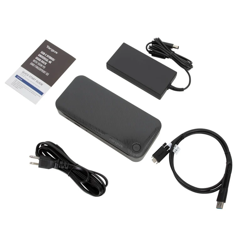 USB-C Hybrid/Universal 4K Quad Docking Station with 100W PD