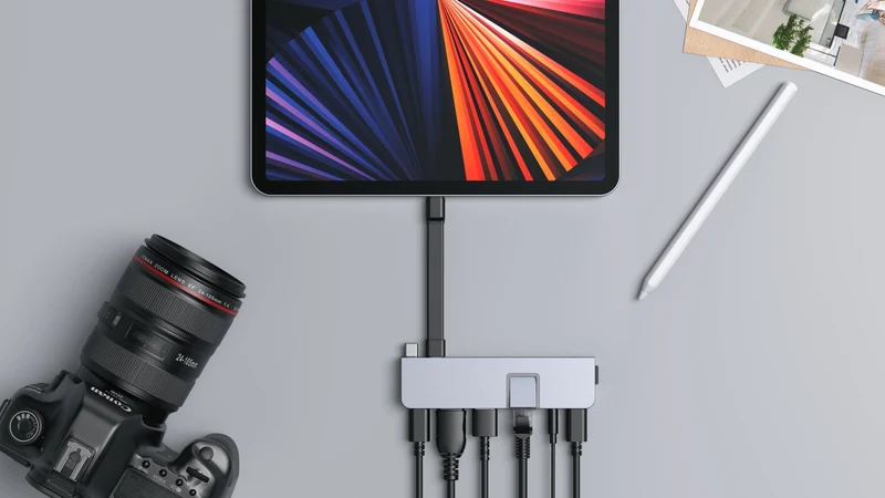 HyperDrive DUO PRO 7-in-2 USB-C Hub - Grey