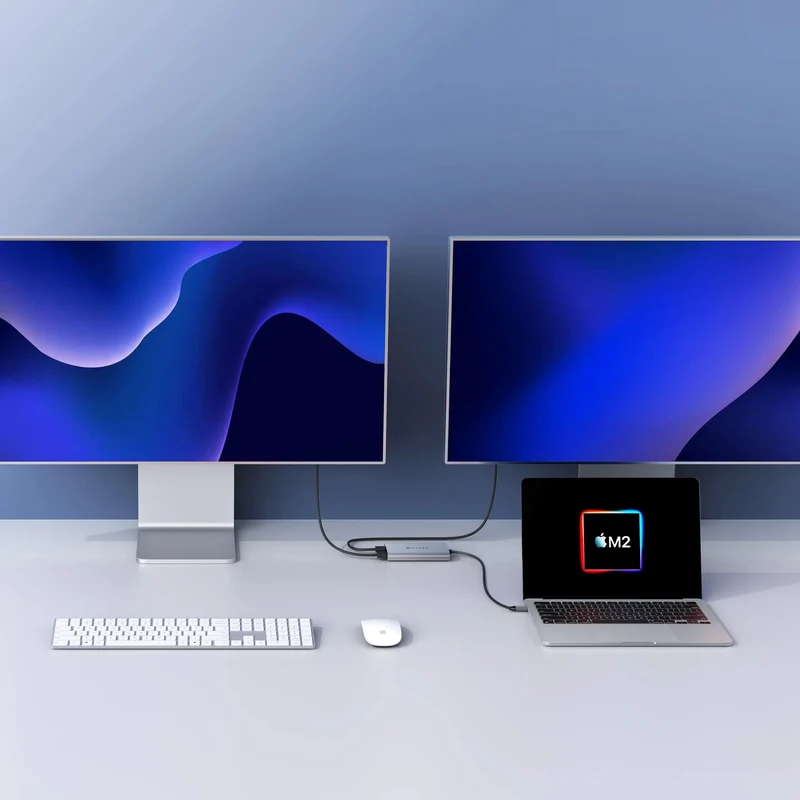 HyperDrive Dual 4K HDMI Adapter for M1/M2/M3 MacBook