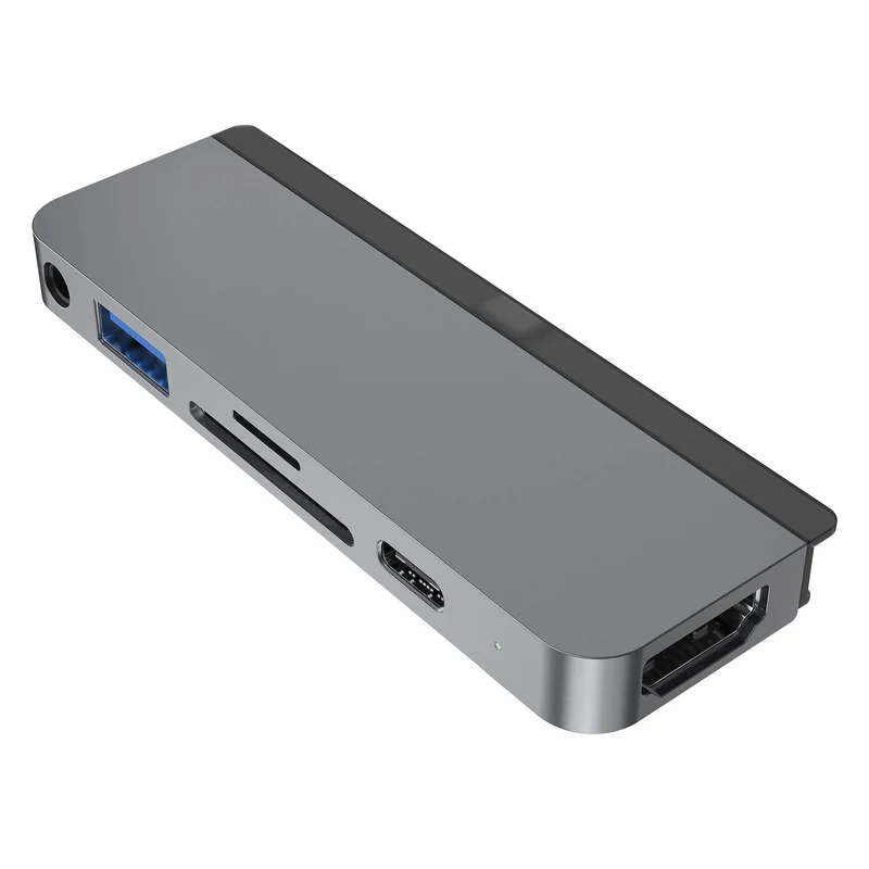 HyperDrive 6-in-1 USB-C Hub for iPad Pro/Air - Grey