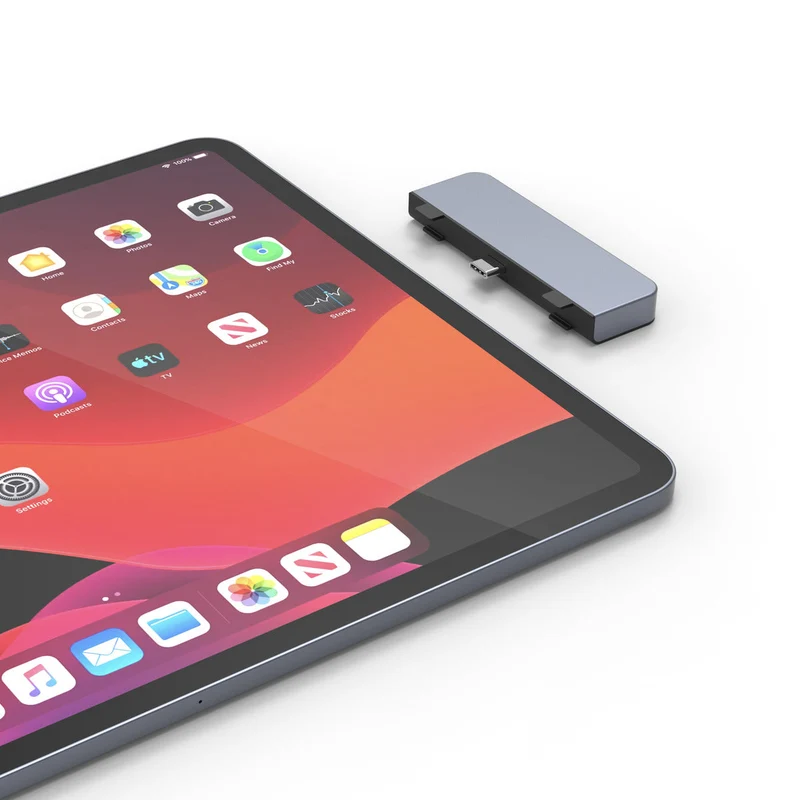 HyperDrive 4-in-1 USB-C Hub for iPad Pro/Air - Grey