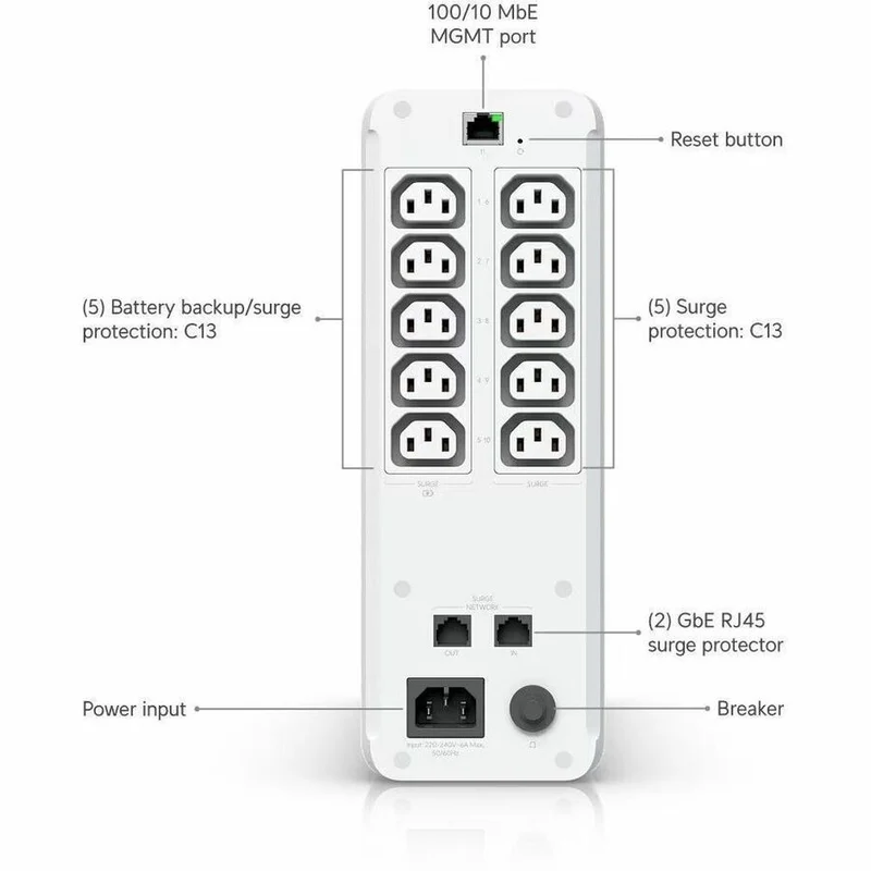 Onduleur Ubiquiti 1000 VA de bureau/tour