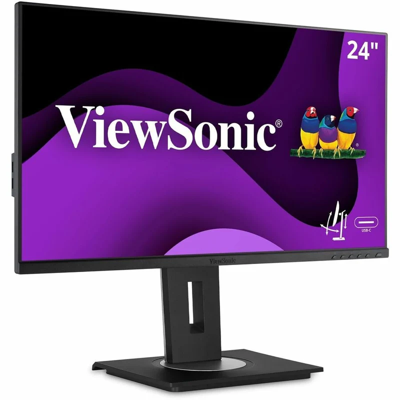 Moniteur LED Full HD 24 pouces ViewSonic Graphic VG2456 - Format 16:9 - Noir VG2456