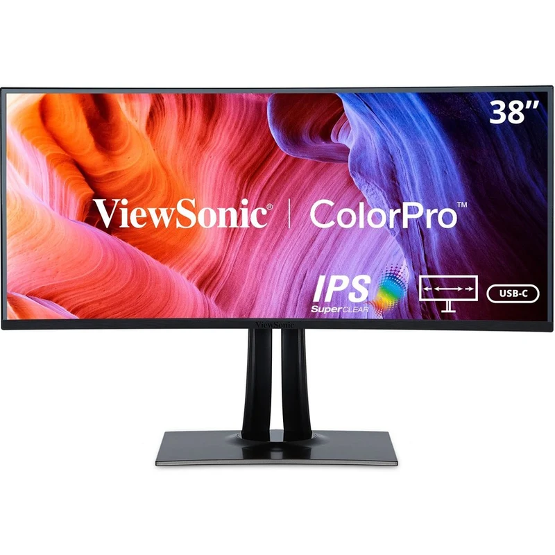 Moniteur LED incurvé ViewSonic ColorPro VP3881a 38" UW-QHD+ - Format 21:9