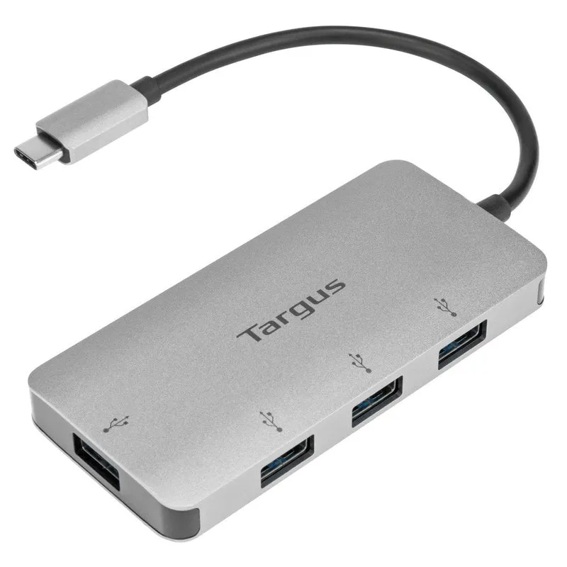 4-in-1 USB-C Port to USB-A 3.0 ports compatible With Windows®, MacOS® and Chromebook