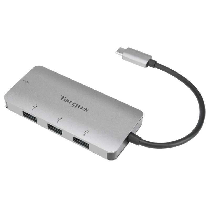 4-in-1 USB-C Port to USB-A 3.0 ports compatible With Windows®, MacOS® and Chromebook