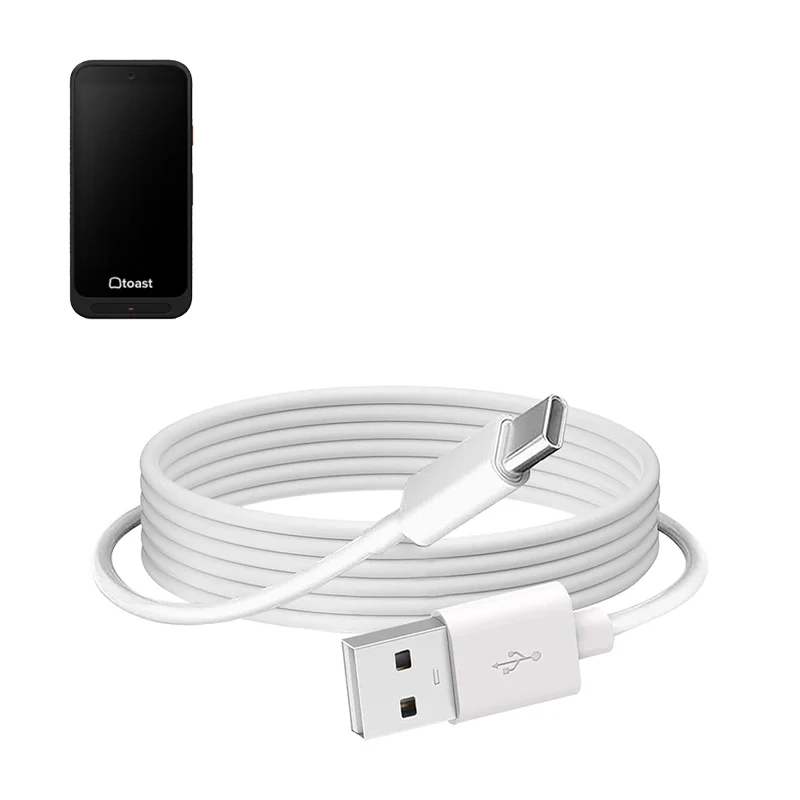 USB-A to USB-C Charger Cable for Toast Go 3 Handheld