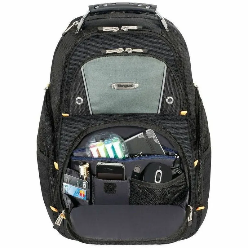 Étui de transport robuste Targus Drifter II TSB239US (sac à dos) pour ordinateur portable 17 pouces - Noir/Gris - Conforme à la norme TAA TSB239US