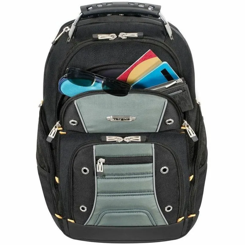 Étui de transport robuste Targus Drifter II TSB239US (sac à dos) pour ordinateur portable 17 pouces - Noir/Gris - Conforme à la norme TAA TSB239US