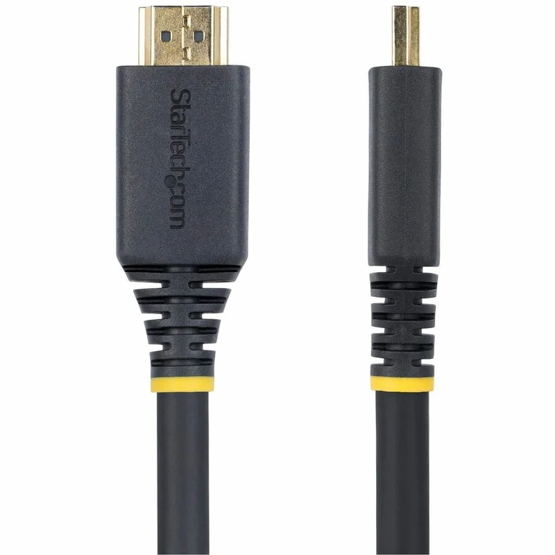 Câble HDMI haute vitesse certifié StarTech.com de 25 m (7.6 pi), 4K 60 Hz/1440p 144 Hz, 18 Gbit/s, cordon HDMI 2.0 UHD, gaine TPE HDMI2-CABLE-4K60-25F