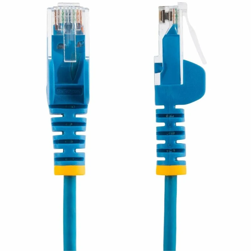 Câble Ethernet StarTech CAT6 fin bleu de 4,57 m (15 pi), RJ45 anti-accrochage, UTP, LSZH, cuivre nu pur 28 AWG, cordon de brassage réseau fin N6PAT15BLS