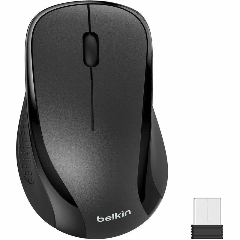 Ensemble clavier et souris sans fil Belkin pour Windows - Clavier complet avec pavé numérique - Noir BBZ010tt