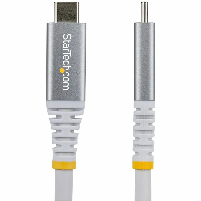 Câble USB 4 StarTech de 3 m (10 pi), 20 Gbit/s, certifié USB-IF, 60 W, 4K 120 Hz DP 2.1, gaine en TPE, blanc (CC10FT20GUSB4CXW)