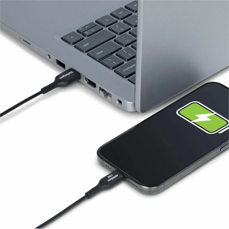 Câble de charge USB-A vers USB-C StarTech.com de 91 cm (3 pi), charge et synchronisation, 3 A, USB 2.0, gaine TPE - Noir - USB2AC3FBKE
