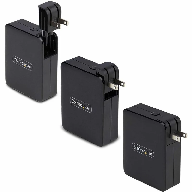 Chargeur mural USB-C 140 W StarTech.com, 3 ports USB-C/1 port USB-A, adaptateur secteur portable GaN PD 3.1 pour MacBook Pro/Max/Dell XPS/Inspiron/Precision 3114GCN-WALL-CHARGER