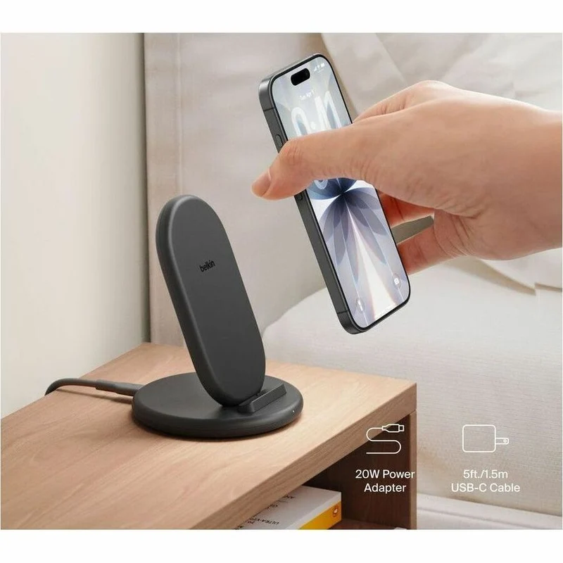 Chargeur à induction Belkin BoostCharge WIB006ttBK