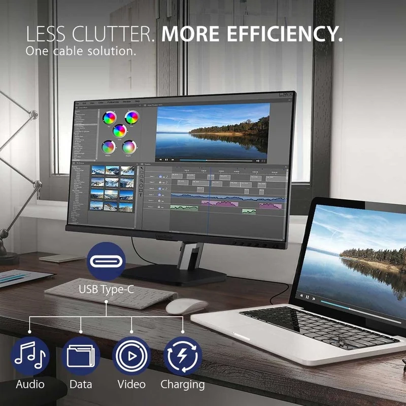 Moniteur tactile LCD ViewSonic TD2455 de 24 pouces (56 cm) - Format 16:9 - Temps de réponse : 6 ms TD2455
