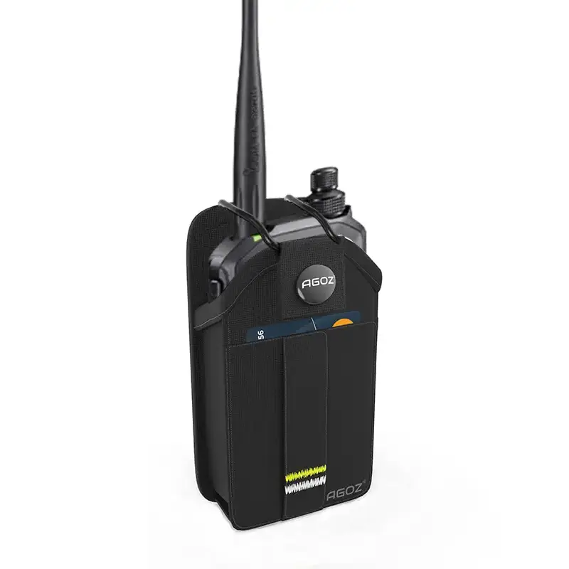 Rugged Icom Radio Holster with Snap Closure