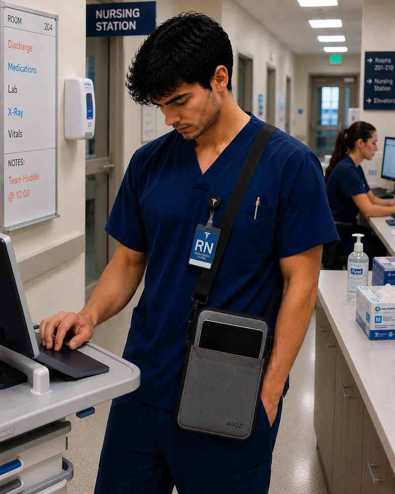 Durable Rhino Tablets Carrying Case with Sling