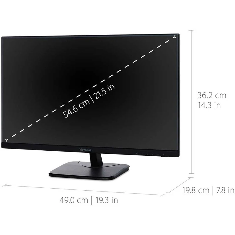 Moniteur LED Full HD 22 pouces ViewSonic Value VA2256-mhd - Format 16:9 - Noir VA2256-MHD