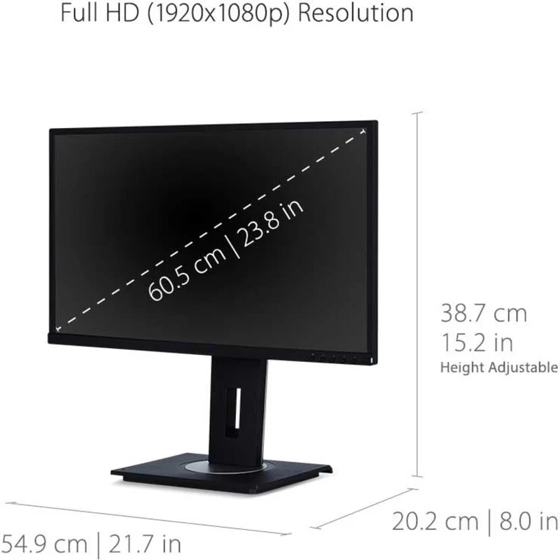 Moniteur LED Full HD 24 pouces ViewSonic Graphic VG2448-PF - Format 16:9