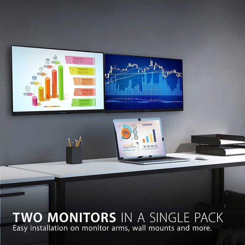 Moniteur LED Full HD 22 pouces ViewSonic Value VA2256-mhd_H2 - Format 16:9 VA2256-MHD_H2