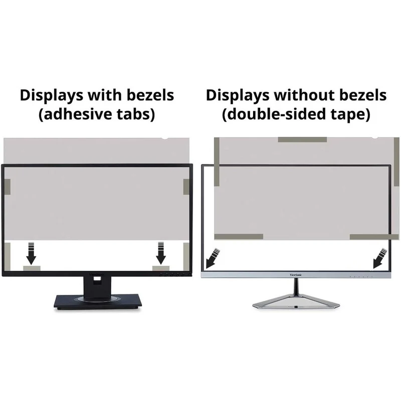 Filtre de confidentialité ViewSonic - Protection d'écran noire VSPF2150