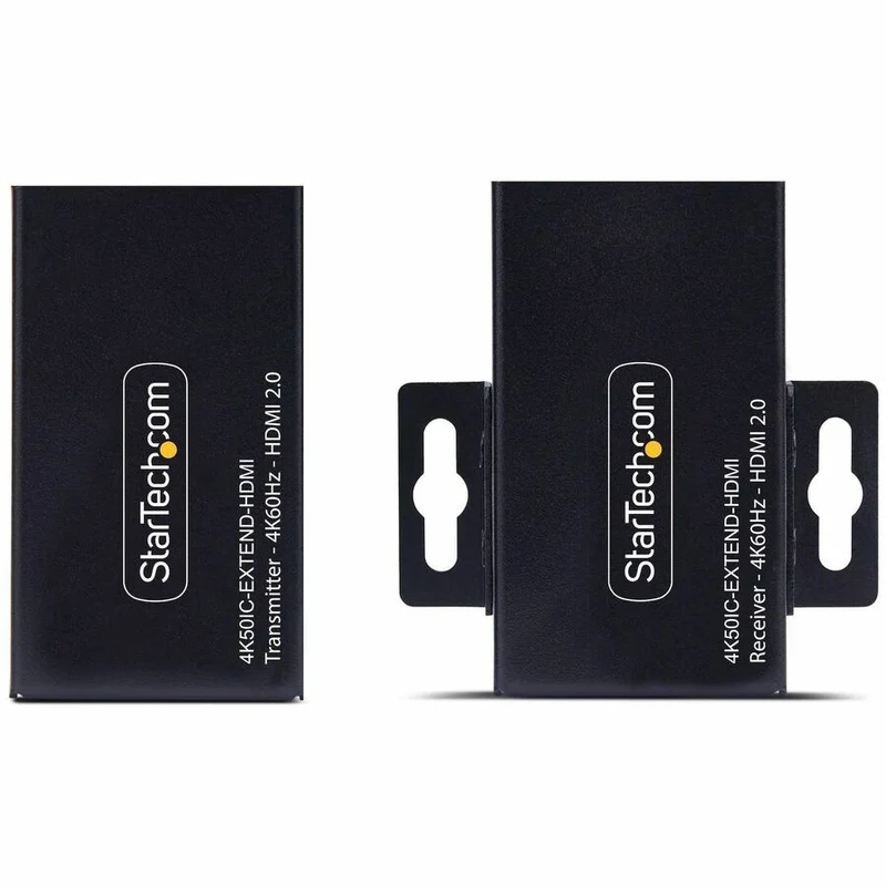 Prolongateur HDMI StarTech.com sur câble CAT5e/CAT6, 4K 60 Hz, portée jusqu'à 60 m (200 pi), kit émetteur-récepteur, alimentation par câble 4K50IC-EXTEND-HDMI