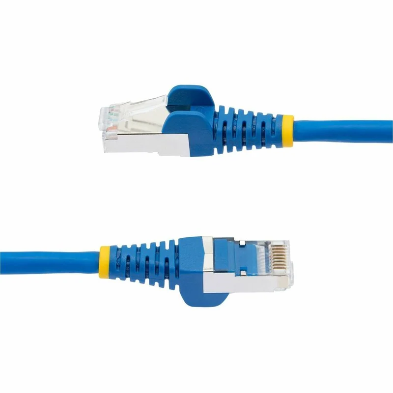 StarTech.com Câble Ethernet CAT1a de 6 m, bleu, faible fumée, sans halogène (LSZH) 10 GbE 100 W PoE S/FTP Cordon de brassage réseau RJ-45 sans accroc NLBL-1F-CAT6A-PATCH