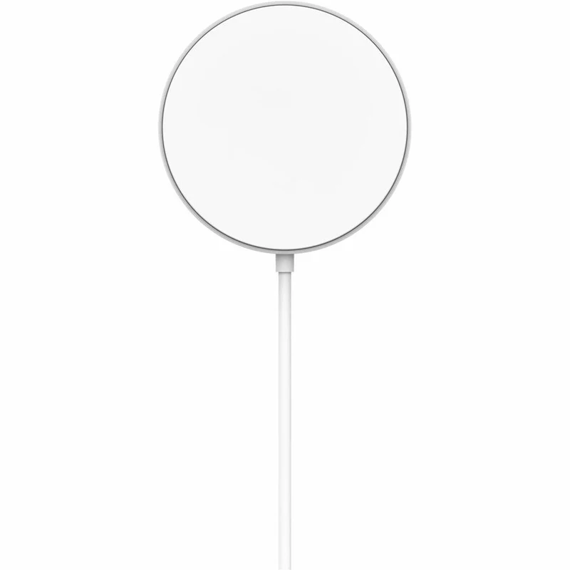 Chargeur sans fil magnétique Belkin 15 W avec Qi2 pour iPhone et AirPods - Charge rapide - Chargeur portable - Blanc WIA011ttWH