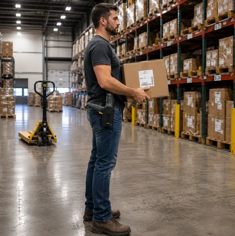 Keyence Grip-Handle Scanner Belt Clip Holster for Warehouses | Agoz