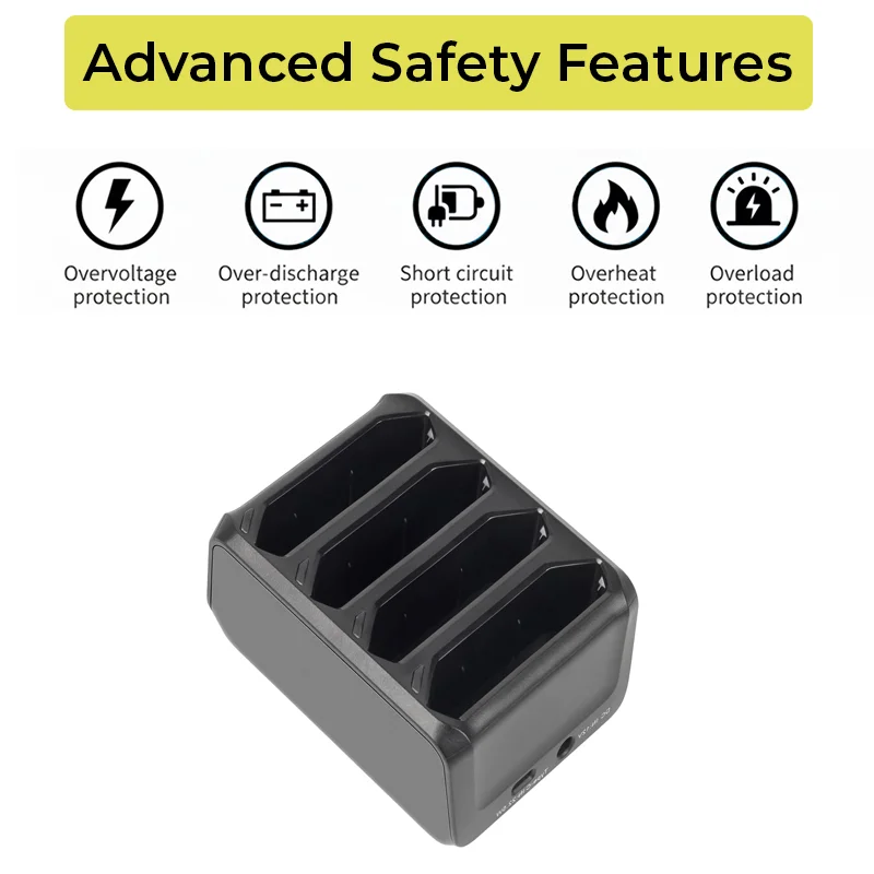 4-Slot Zebra TC7X Mobile Computer Battery Charger Cradle for Spare Batteries | Agoz