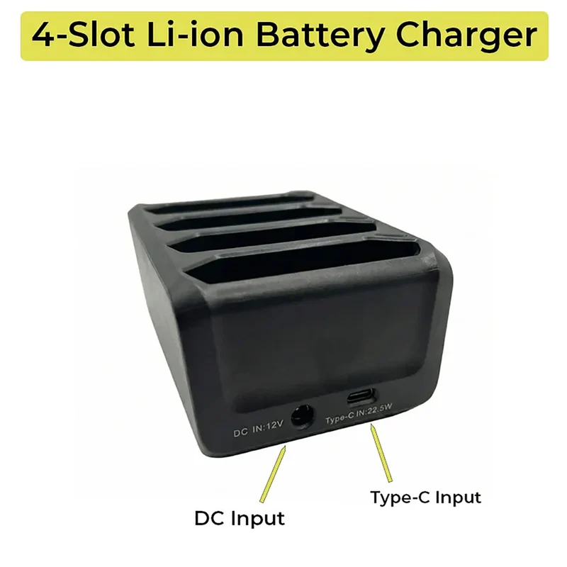 4-Slot Zebra TC7X Mobile Computer Battery Charger Cradle for Spare Batteries | Agoz