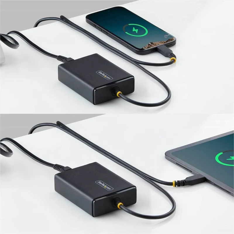 Chargeur pour ordinateur portable StarTech 100 W USB-C avec câble USB-C intégré de 1.5 m (5 pi), adaptateur secteur pour Dell, HP ProBook, MacBook Pro 1100LN-USB-C-CHARGER