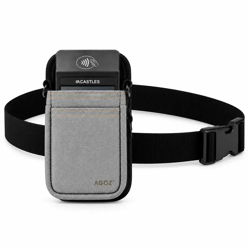 Castles Handheld POS Terminal Holster with Durable Waist Belt | Agoz