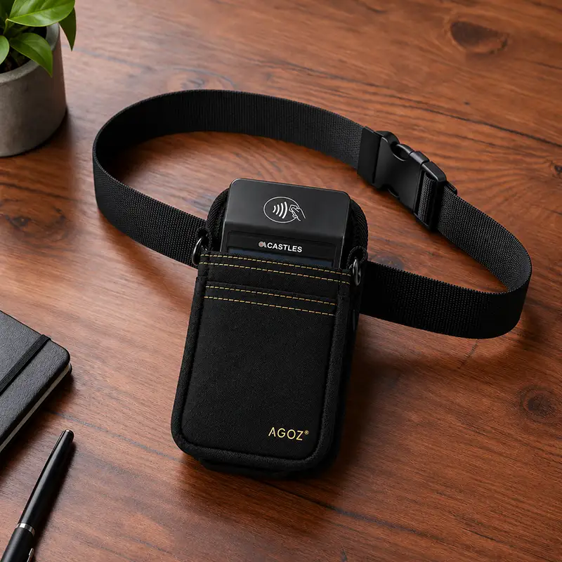 Castles Handheld POS Terminal Holster with Durable Waist Belt | Agoz